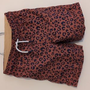 Cheetah Print Swim Shorts